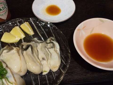 生牡蠣4種　〜生牡蠣の美味しい食べ方〜